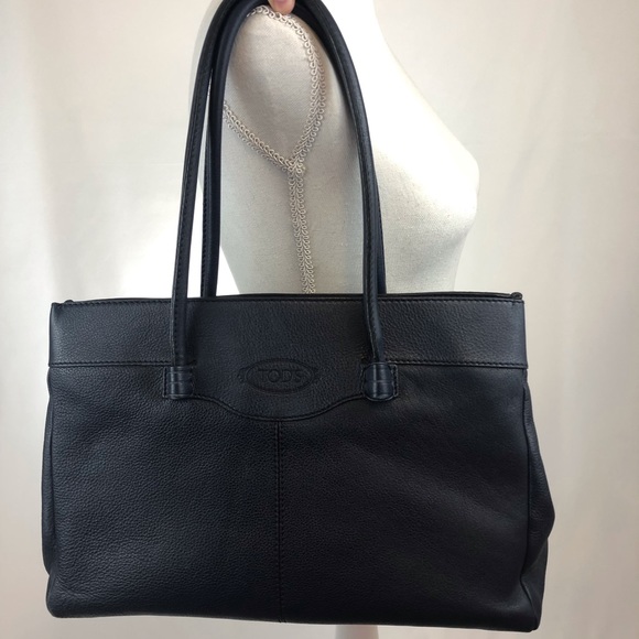 Tod's Handbags - Tod’s Medium Classic Mocassino Leather Tote Bag